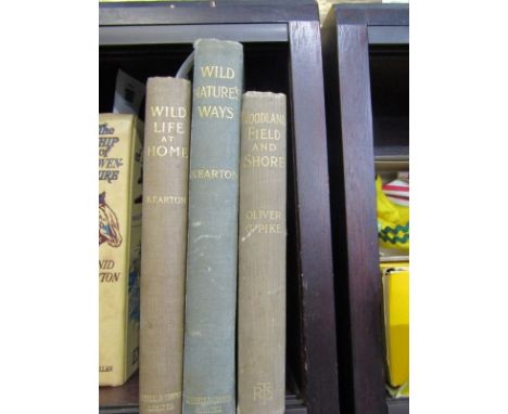 NATURE BOOKS, R. Kearton 'Wild Life at Home' 1898, also 'Wild Nature's Ways' 1903 and 1 similar book. 