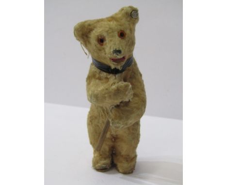 STEIFF, a miniature standing bear figure, 4" height. 