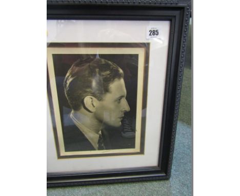 IVOR NOVELLO, autographed portrait photograph of Novello inscribed "Every fond wish and thanks, Ivor Novello", 9" x 7" 