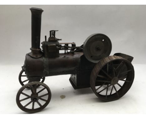 Traction Engine, scratch built , unfinished, needs steering gear, throttle linkage and gear change linkage