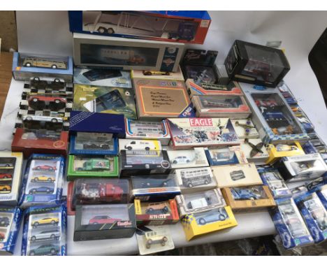 A collection of boxed diecast vehicles including, Cararama, Corgi, Lledo etc