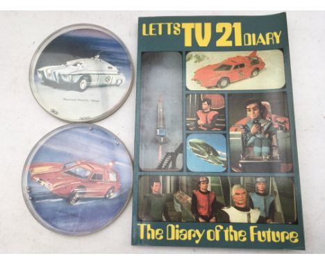 Gerry Anderson, vintage items include a Letts TV21, Diary of the future and 2 bagatelle type , Captain Scarlet, MSV And SPC ,