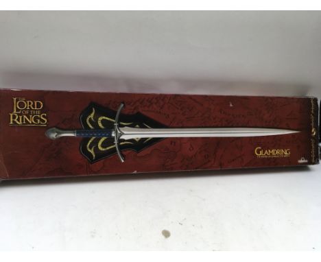 Lord of the rings, Glamdring, The sword of Gandalf the white, boxed
