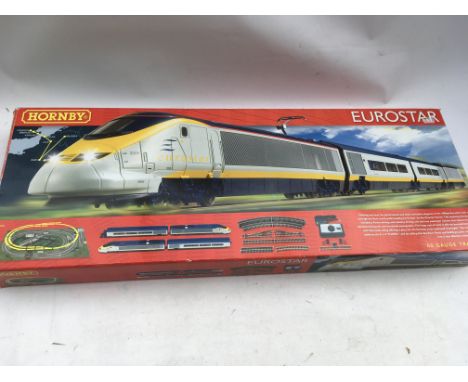 Hornby OO scale train set, Eurostar, boxed #R1071