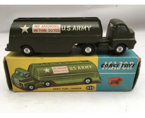 Corgi toys, Major, boxed with all inner packaging, Army fuel tanker, #1134