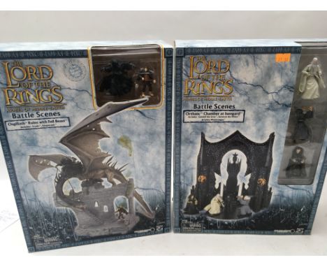 Lord of the rings, Armies of middle earth, battle scenes, mint and boxed