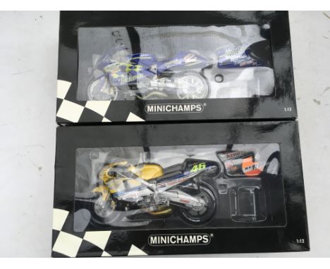 Minichamps, boxed, 1:12 scale , Honda NSR 500 And Suzuki RGV 500