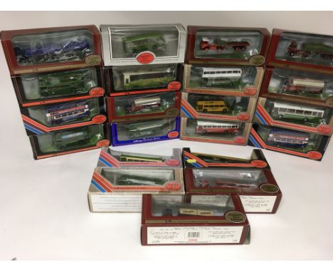 EFE, Exclusive First Editions, Boxed 1:76 scale Diecast vehicles, including Buses, coaches and lorries, x21