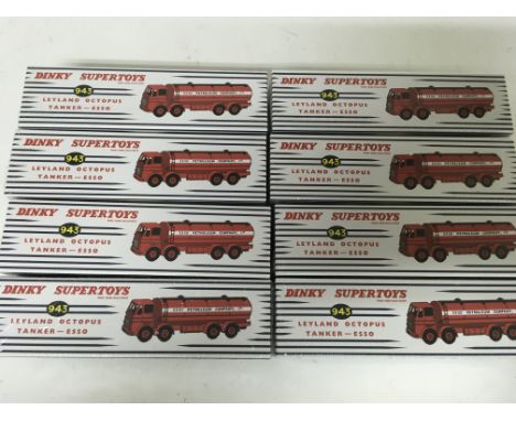 Atlas Dinky Supertoys, Leyland Octopus Tankers ESSO x8, sealed , #943
