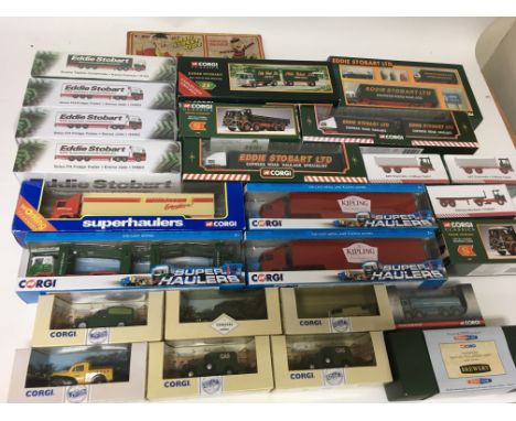 Corgi Super Haulers, Corgi Toys And Eddie Stobart , Boxed Diecast vehicles including Articulated Lorries, Vans And Trucks etc