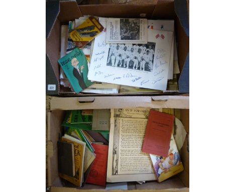 Army, military ephemera 
