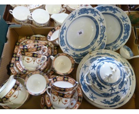 Royal Albion tea service, Wilton Ware tureen, plates etc 