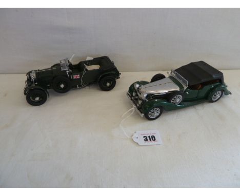 Franklin Mint 1:24 scale model cars -1838 Alvis, 1929 Bentley Blower 