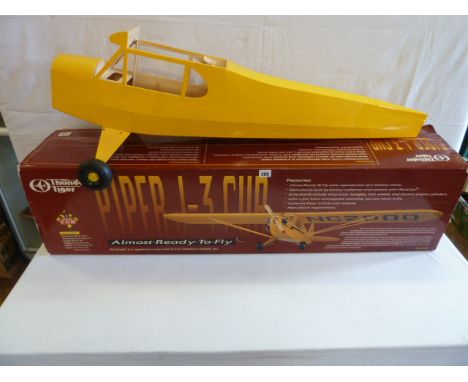 Remote controlled model Piper Club aeroplane, 83" wingspan, no engine 