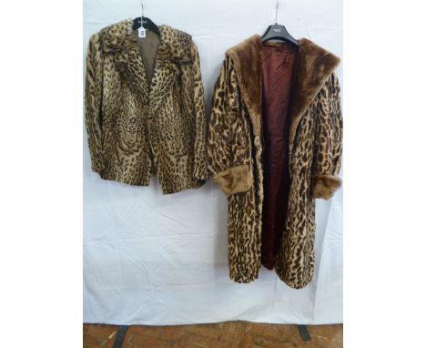 Leopard fur jacket and ocelot fur coat (2)