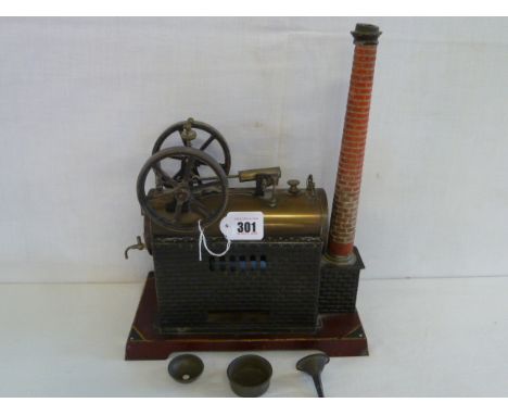 George Carette stationary steam engine 