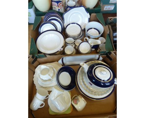 Royal Worcester 'Howard', 'Evesham' Shelley tea set etc (2 boxes)