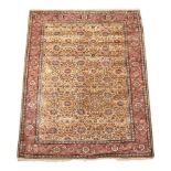 A TURKISH SILK RUG