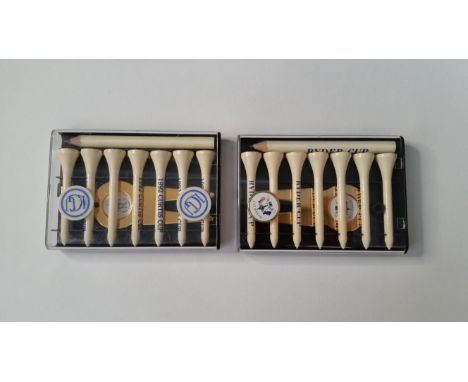 GOLF, mixed selection, inc. tee set (with pencil &amp; divot repair tool), Ryder Cup, Curtis Cup 1992; divot repair tools, Ga