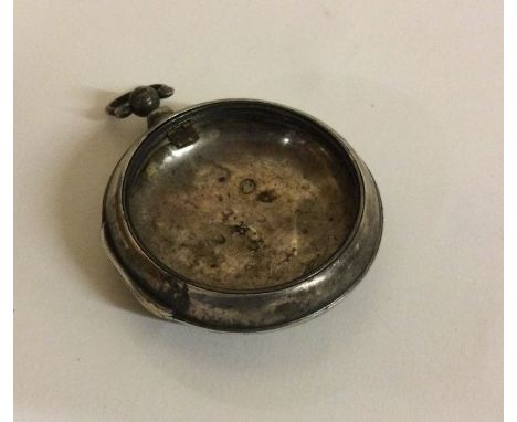 A Georgian silver pocket watch case. Approx. 76 grams. Est. £30 - £50.