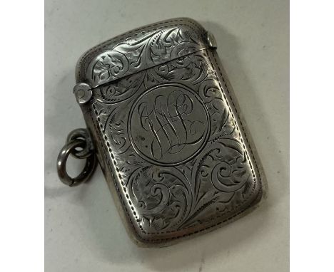 CHESTER: A fine silver vesta case. 1902. By William Aitken. Approx. 19 grams. Est. £25 - £30.