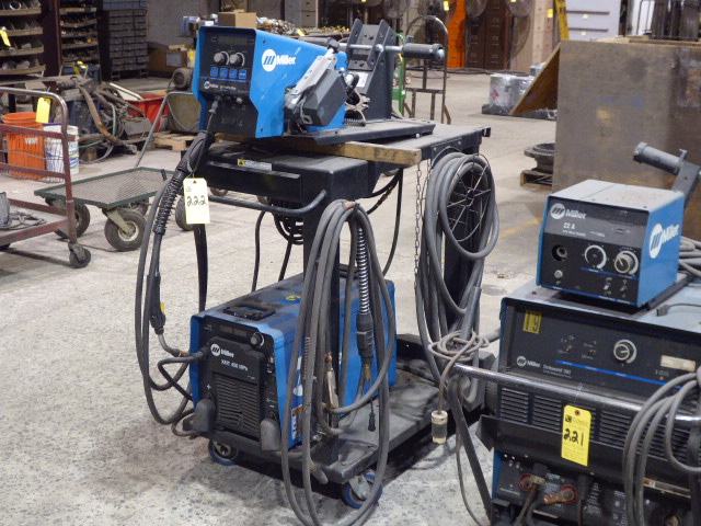 Miller Welder, m/n XMT 450MPA, s/n MB180389A, w/Miller D-74 MPA Plus ...