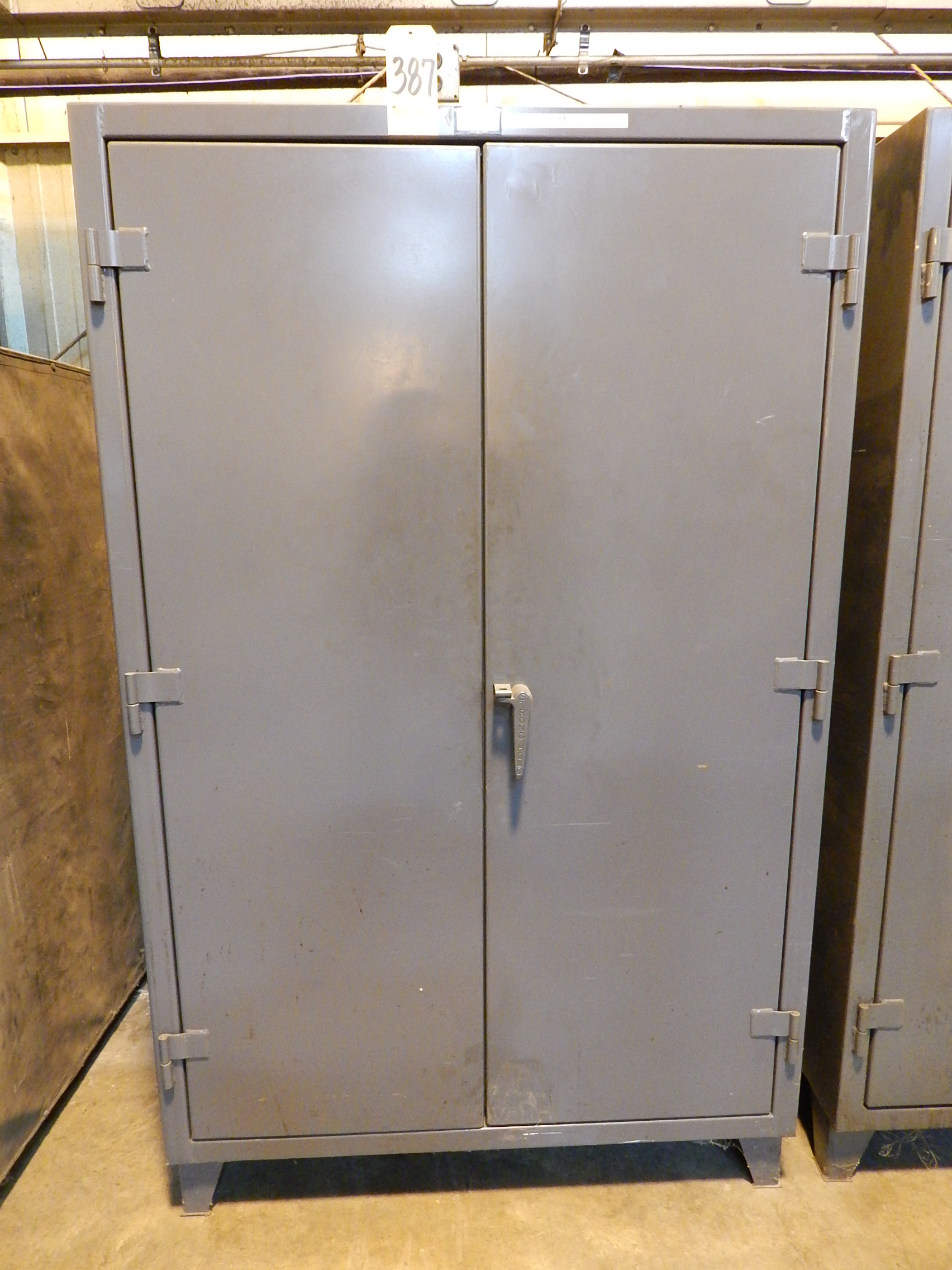 Stronghold Heavy Duty 2Door Metal Upright Storage with Plastic