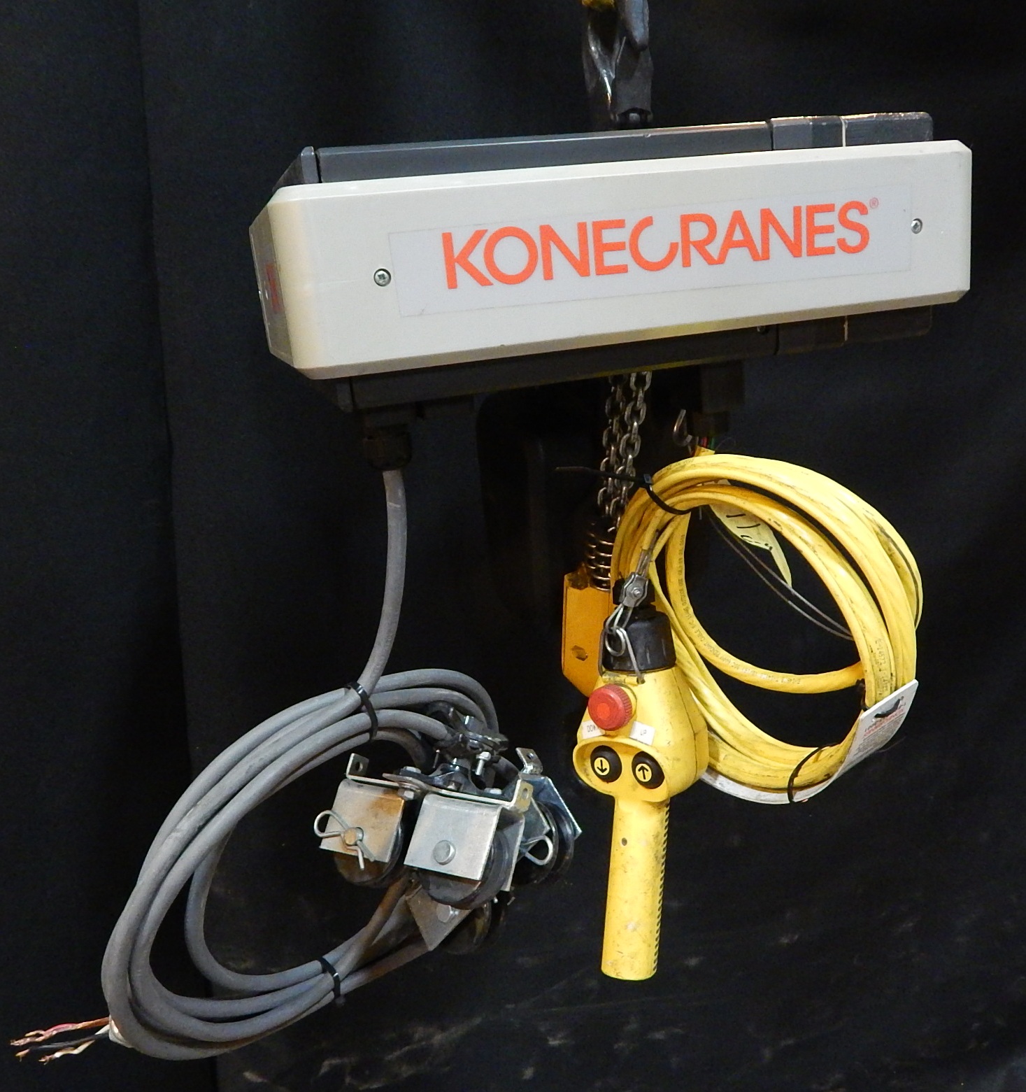 Kone Cranes Model XN , 1 Ton Electric Hoist, 2 Way Pendant Control and