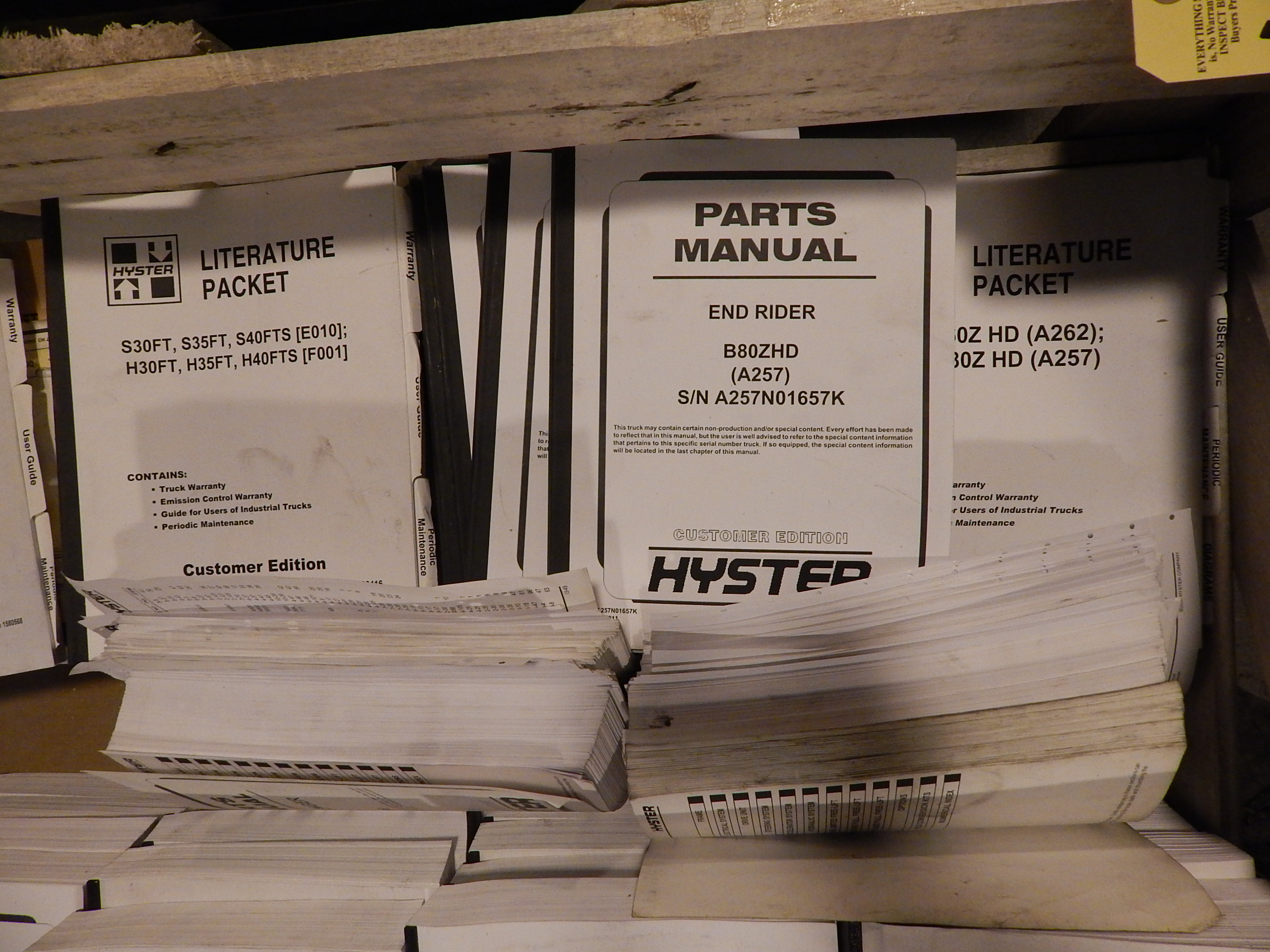 Hyster Forklift Manuals