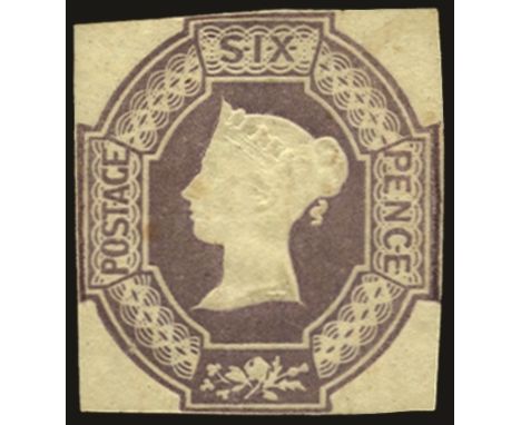 1847-54 6d dull lilac, die 1 (SG 59), margins just clear on all four sides, some tone spotting, large part o.g., RPS cert (20