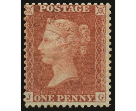 1854-57 1d red-brown die II, alphabet III, plate 32, watermark large crown, perf 14 (SG 29), centred to upper left and typica