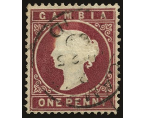 1880-81 watermark crown CC upright, comb perf 14. 1d maroon, variety watermark inverted (SG 12Bw), a trace of surface rubbing