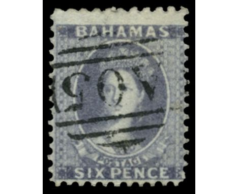 1862 Perf 11½, 12 compound 11 6d lavender grey (SG 15), very fresh colour and neatly used by crisp 'A05', one of the finest e