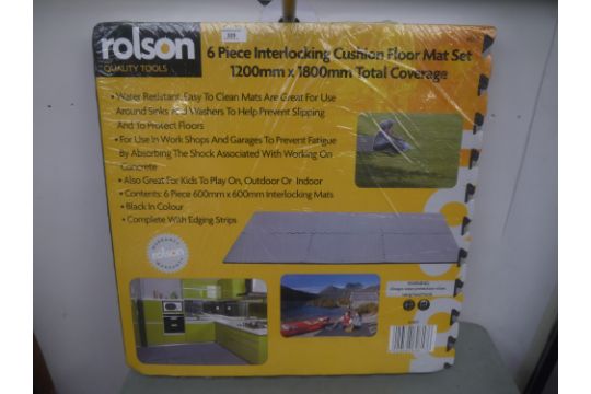 Rolson 6 Piece Interlocking Cushion Floor Mat Set 1200x1800mm