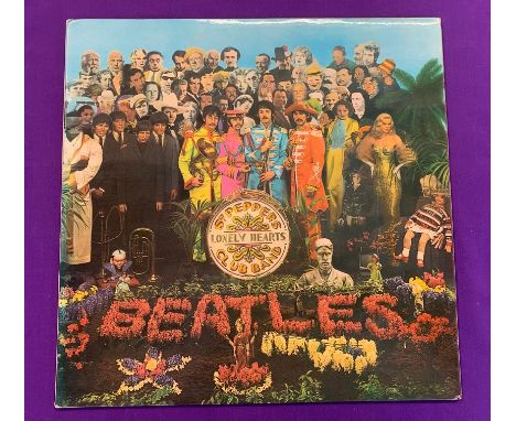 Original 'Bandless' Mono Copy of Sgt. Pepper 1967 mono first pressing of the Beatles' seminal 'Sergeant Pepper' album, releas