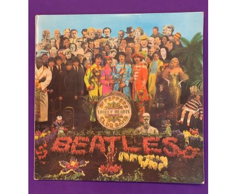 Original 'Bandless' Mono Copy of Sgt. Pepper 1967 mono first pressing of the Beatles' seminal 'Sergeant Pepper' album, releas