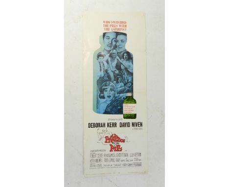 A vintage poster for the film 'Prudence and The Pill' - 92cm x 36cm