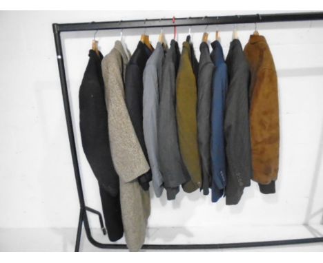 Eleven vintage jackets and suits (some bespoke) including A. Levy &amp; Co, Samdam, Lloyd Miller, Ermenegildo Zegna, Magee an