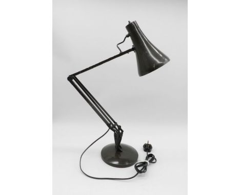 A brown Anglepoise lamp