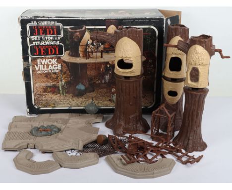Vintage Kenner Star Wars ‘The Return of The Jedi’ Boxed Ewok Village Playset, No 70520 complete with all parts, in excellent 