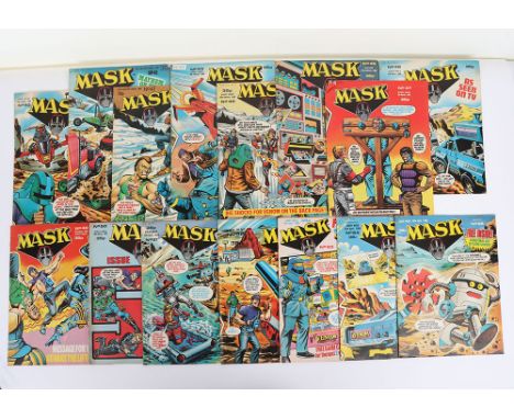 Mask Weekly Comics from No 40 16th January 1988 to 80 22nd October 1988,2 x Holiday specials, all in VG to Fine, Panini Mask 