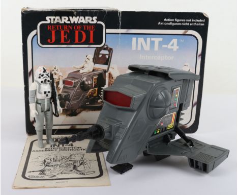 Vintage Boxed Palitoy General Mills Clipper Meccano Star Wars Return of The Jedi INT-4 Interceptor, complete with leaflet, AT