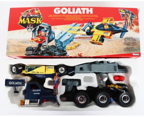 Kenner Mask Goliath Racing Car and Transporter/ Missile Launcher and Jet Fighter, complete with Nevada Rushmore and Matt Trak