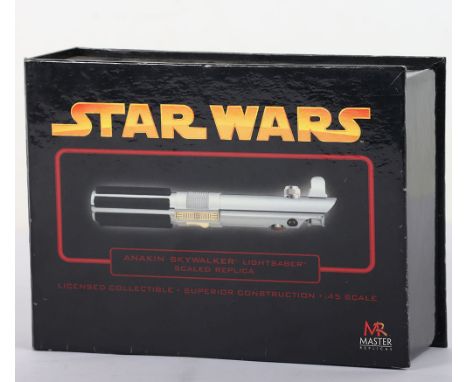 Star Wars Master Replicas Anakin Skywalker Lightsaber scaled Replica, .45 scale,  from Episode III Revenge of the Sith.