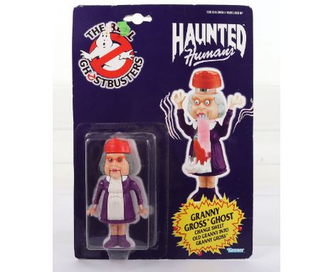 Kenner The Real Ghost Busters Granny Gross Ghost Carded Figure, mint, punched card good, with part vintage price label, in co