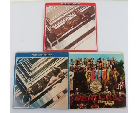 The Beatles Vinyl LP lot, Album, SGT Pepper Label: Apple smas 2653, Country: USA, Released:1973, Genre: Beat, pop, Style:  Ro