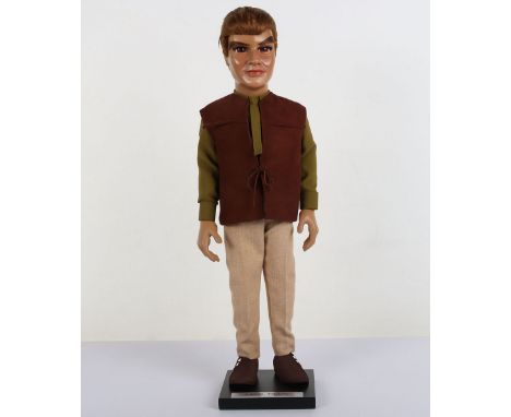 Scarce Virgil Tracy Reproduction Puppet from Gerry Andersons Tv Show Thunderbirds, manufactured by this planet earth Ltd, in 