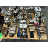 (KB) Pallet of Stainless Valves (2-Steel), Durco 3", 2", Ball Valves, Powell Check Valves, 2"