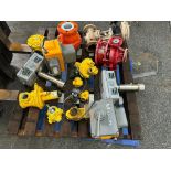 (KB) Pallet of Valves, Pump, & More, Maxon 2" Shut-Off Valve, ITT 1/2x1x6 Lined Pump, Krom Schneider