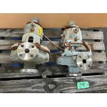 (JH) (2) Durco Stainless 1x1-1/2x6 Mark 3 Pump, Casings Alloy 20, Stuffing Boxes Alloy 20, Stainless